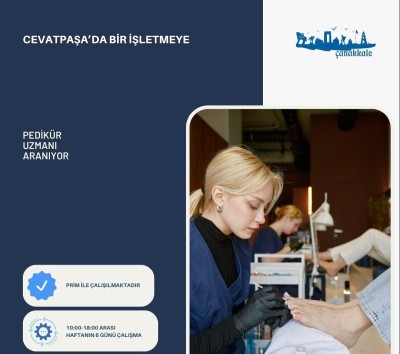 Pedikür Uzmanı Aranıyor... Mesajınızı instagram hesabımdan iletiniz gokhanbayram.17