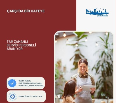 Tam Zamanlı Servis Personeli Aranıyor. Mesajınızı instagram hesabımdan iletiniz gokhanbayram.17