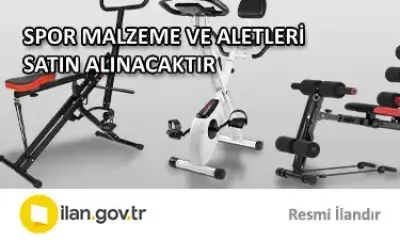 SPOR MALZEME VE ALETLERİ SATIN ALINACAKTIR